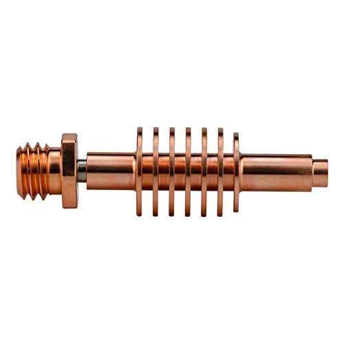 Upgrade Dragon Hotend V2 Heatbreak Core Titanium Copper Standard Flow Feeding Tube Repair Parts High Temperature Compatible with Voron Prusa MK3 3D Printer Phaetus Dragon New SF V2.0 (SF heatbreak) - style: SF heatbreak