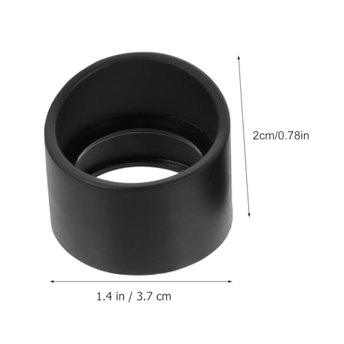 ULTECHNOVO 6 Pack Eyepiece Cover Rubber Eye Shield Cups 1.45 X 1.45 X 3.30 Inch Foldable Eye Guards for Stereo Microscope Telescope and Wide Angle Microscope Eyepiece
