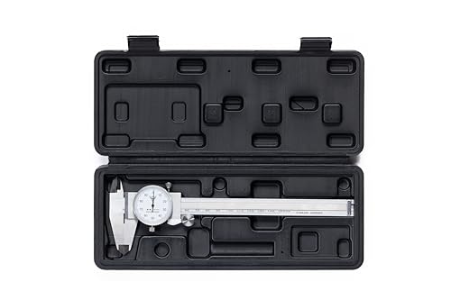 PEC Dial Caliper 0-150mm, Stainless Steel Precision Measuring Tool - size: 0-150mm