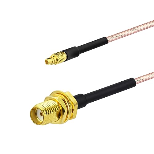 Superbat SMA to MMCX Coax Cable MMCX Male to SMA Female Adapter Extension Cable 10CM for Wi-Fi Routers FPV Drones Multicopter Antennas GPS Analyzer etc.4-Pack - color: sma to mmcx cable