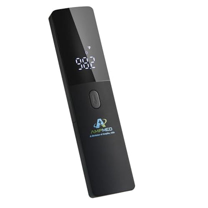 Medical Grade No-Touch Forehead Thermometer - size: Black