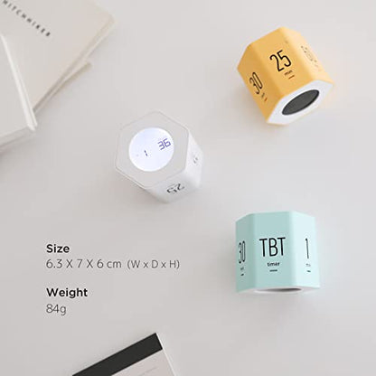 mooas Multi-Hexagon Clock Timer, Cube, Backlight, Countup/Down (Mint) - color: Mint