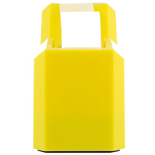 JAM PAPER Colorful Desk Tape Dispensers - Yellow - Sold Individually - color: Yellow, size: Pack of 1