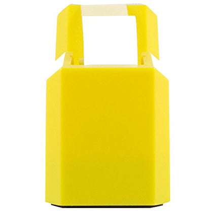 JAM PAPER Colorful Desk Tape Dispensers - Yellow - Sold Individually - color: Yellow, size: Pack of 1