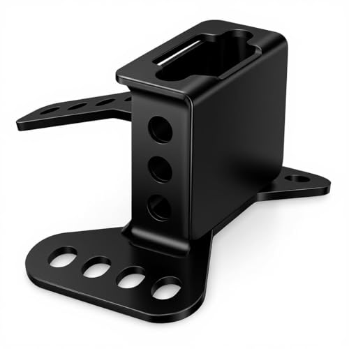 Motorcycle Driver Backrest Mounting Hardware Kit Compatible with Harley Touring 2009-2025, Adjustable Seat Backrest Bracket Base with Bolts, Black, Fit Road Glide Street Glide Electra Glide Road King