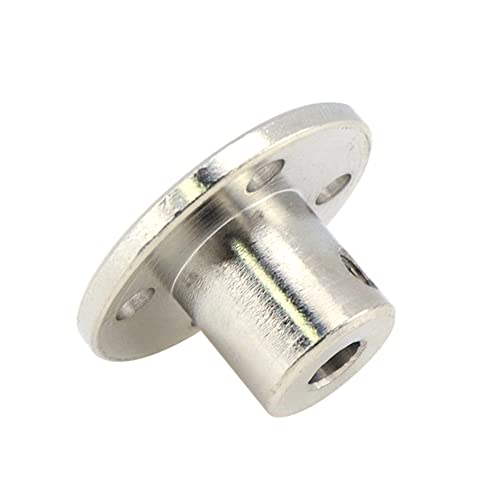 4Pcs 4mm Rigid Flange Shaft Coupling Motor Guide Shaft Coupler Connector - color: 4mm