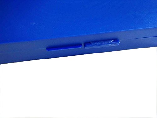 50-Place Microslide Slide Microscope Box Colors, Blue, Green, Orange, White(Pack of 4)