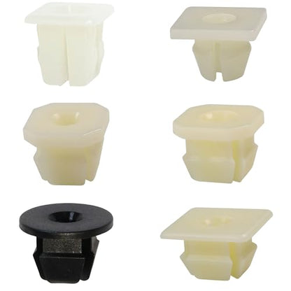 240pcs Grille Headlight Bezel Nylon Nut License Plate Nut #6,#8,#10,#12,#14 - size: 24 Size 240pcs B