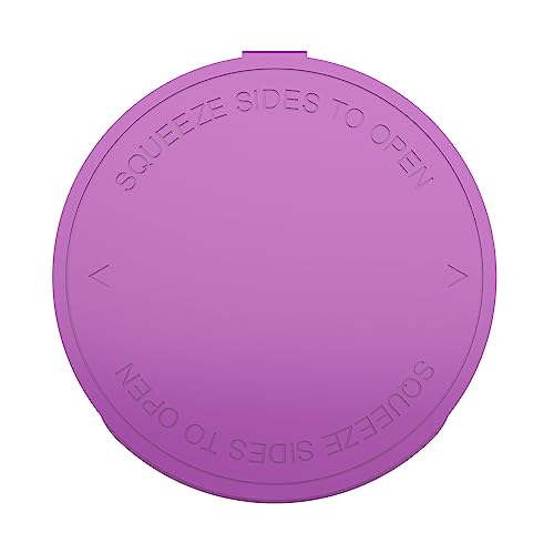 Dragon Chewer 160 Dram CR Plastic Packaging Pop Top Containers - Child Resistant Travel Holder Vial Bottles - 33 qty (Purple) - color: Purple