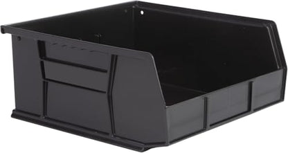 HE HUDSON EXCHANGE 11" x 11" x 5" (3 Pack) Plastic Stackable Storage Bin, Black - color: Black, size: 3 Pack