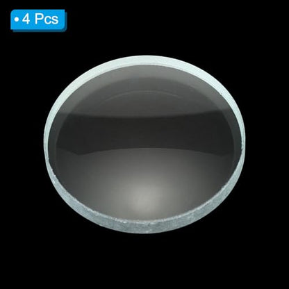 PATIKIL Concave Lens, 150mm Focal Length 50mm (1.97") Diameter Round Glass Magnifying Telescope Lens Trial Set Ground Edge for Lab Physics Class Optics, 4 Pcs - size: -150mm FL, 50mm Dia.