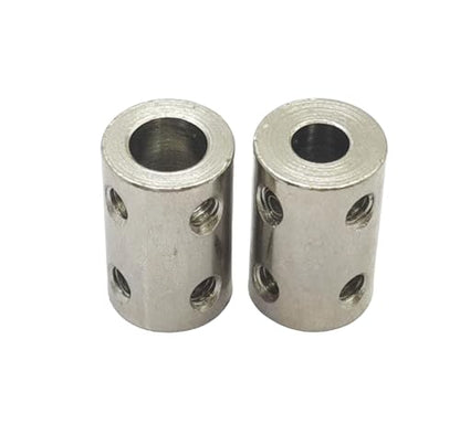 5Pcs 6mm to 8mm Bore Rigid Coupling Set,Steel Rigid Motor Shaft Coupler Adapter with Screws for CNC Machine 3D Printer RC Motor Accessories and DIY - size: 6mm to 8mm