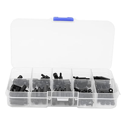 140Pcs Round Screw Kit M2.5 Nylon Screw Nuts