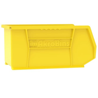 Akro-Mils 30240 AkroBins Plastic Storage Bins, 15"x8"x7", Yellow, 12-Pack - color: Yellow