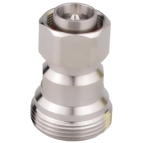 4.3/10 Mini Din Male to 7/16 L29 Female Adapter 4.3-10 MiniDIN Male to Din Female Adaptor Low PIM 160dBc - color: 4.3-10 Male to 7/16 Female