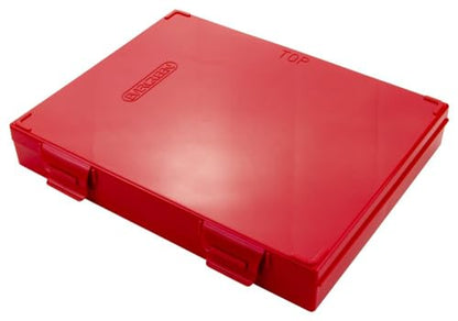 Caplugs Evergreen 258-6188-R30 HS2L Series Slide Storage Box,100 Places, Mailing Box for Safely Shipping Microscope Slides, Styrenic Thermoplastic Polypropylene, Red (2586188R30E1)