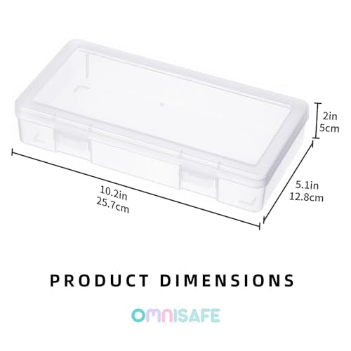 9 Pack Medium Plastic Hobby Art Craft Organizer - size: Medium - 9 Pack Clear