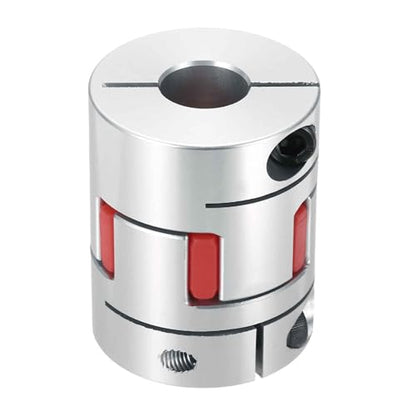 MECCANIXITY Aluminum Shaft Coupling 8mm to 15mm Flexible Spider Coupling L50mm x D40mm Coupler Jaw Spider Shaft Joint Connector for 3D Printers DIY Encoder CNC Router Milling Machine - size: D40mm Fit 8mm to 15mm