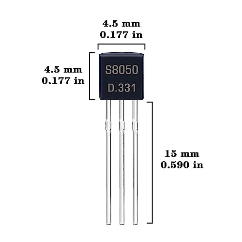 24 Values BJT Transistor Kit A1015 A733 C945 C1815 S8050 S8550 S9012 S9013 S9014 S9015 S9018 2N7000 2N2222 2N2907 2N3904 2N3906 2N5401 2N5551 BC327 BC337 BC547 BC550 BC557 BC560 Transistors