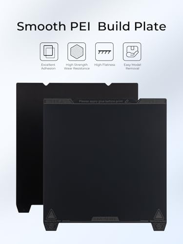 Creality Smooth PEI Build Plate 235 * 235mm, Original Magnetic 3D Printer Build Bed K1/Ender 3 V3 SE/KE/S1/S1 Pro/5 S1 and All 235mm Size 3D Printer - style: K1 Smooth PEI Plate