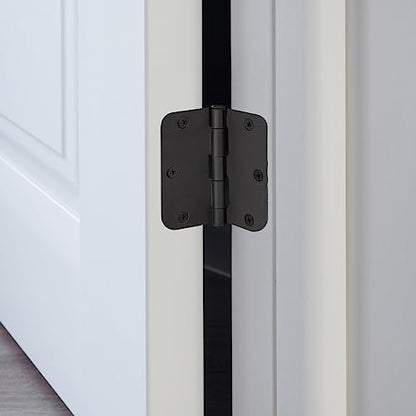 Design House Interior Door Hinge, 3.5", Matte Black - color: Matte Black