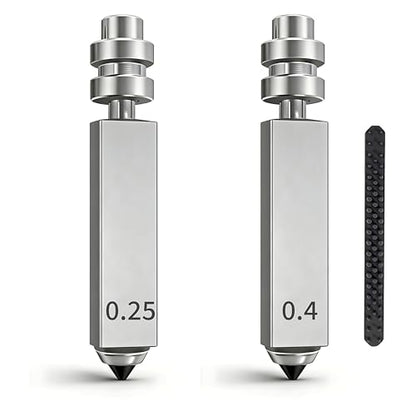 2PK 0.25MM 0.4MM Hotend Nozzle for Kobra X Combo - size: Kobra X - 1