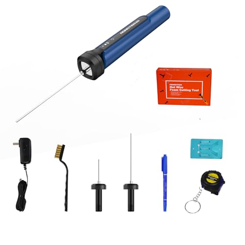 3-in-1 Hot Wire Foam Cutter, 662°F Styrofoam Cutter Kit, Blue - color: Blue