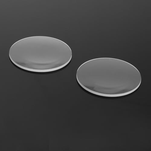 PATIKIL 8Pack Convex Lens 5cm OD 30cm Focal Length Magnifier Lens Optical