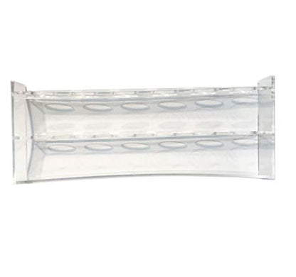 6 Hole Clear Acrylic Plastic Test Tube Bud Vase Spice Rack for Vials Bottles Toothbrush Razor Pen Display Stand