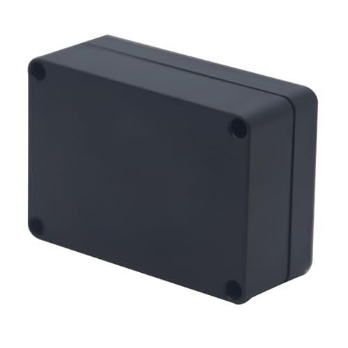 Project Box ABS Black Electrical Boxes IP65 Outdoor Waterproof Box Electronic Junction Box Power Enclosure with Cable Glands for DIY Project 3.3x2.3x1.3inch(83 x 58 x 33 mm) - size: 3.3”x2.3”x1.3”