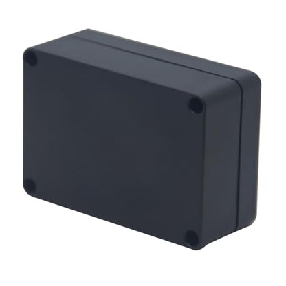 Project Box ABS Black Electrical Boxes IP65 Outdoor Waterproof Box Electronic Junction Box Power Enclosure with Cable Glands for DIY Project 3.3x2.3x1.3inch(83 x 58 x 33 mm) - size: 3.3”x2.3”x1.3”