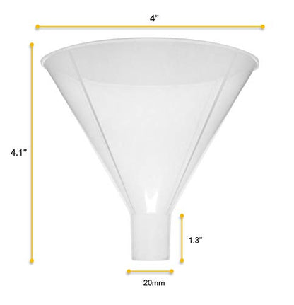 EISCO Powder Funnel, 4" - Polypropylene Plastic
