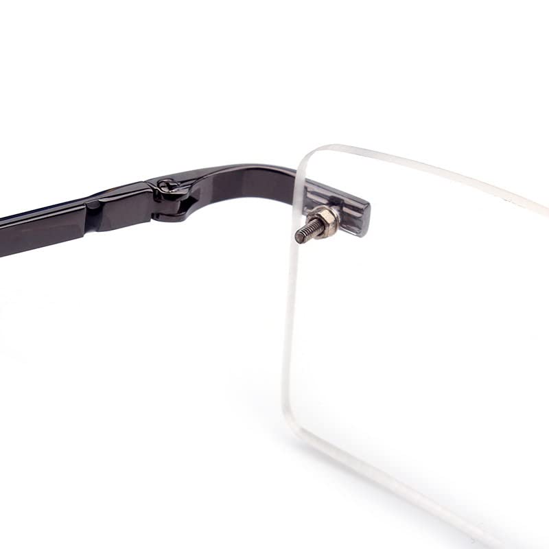 Rimless Glasses Rectangular Screw Washer Nut Cap Eyeglass Repair Kit+Driver