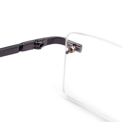 Rimless Glasses Rectangular Screw Washer Nut Cap Eyeglass Repair Kit+Driver