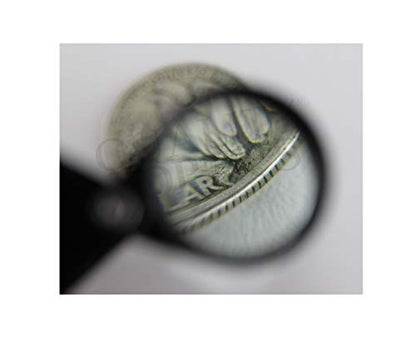 USA Folding Jewelers Loupe Style Pocket Magnifier - style: 5 Pack 10x Economy Black Loupe