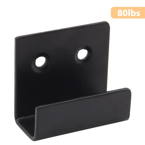 8 Pcs 15mm Stainless Steel Tile Bracket, Black U Bracket - size: Black 15mm/0.59"