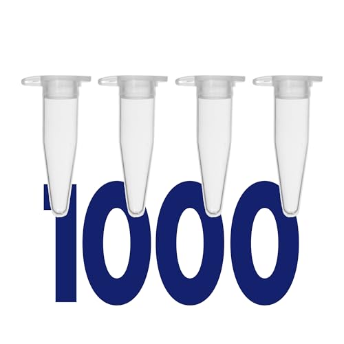 Kashi Scientific 0.2mL Clear Snap Cap PCR Tube with Graduation, Lab Grade Polypropylene Plastic [0.2mL, 1000] - size: 0.2mL