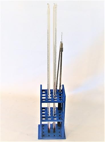 Stand for Glass Thermometers, Small Lab Rack, Hole Diameter 9 mm (6x6 36 Holes) - style: 6x6 36 Holes