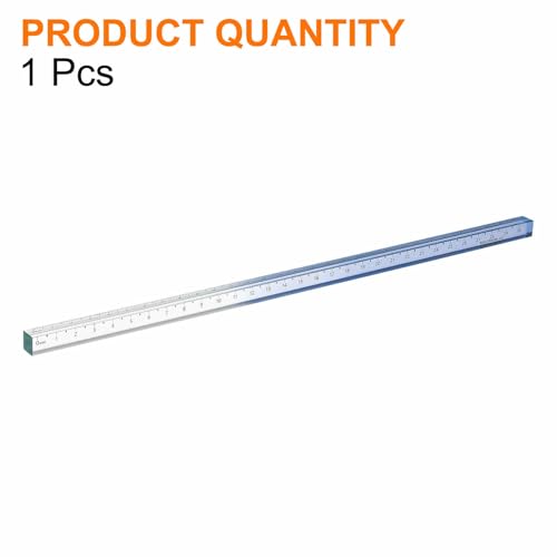 HARFINGTON Acrylic Clear Straight Rulers 30cm Metric,Gray - color: Gray, size: 30cm