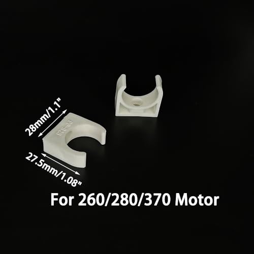 15PCS Toy Motor Plastic Base Mounting Bracket Holder Motor Mounting Fixing Seat for DIY Toy Car Motor Parts (25mm Diameter) - style: 25mm Diameter