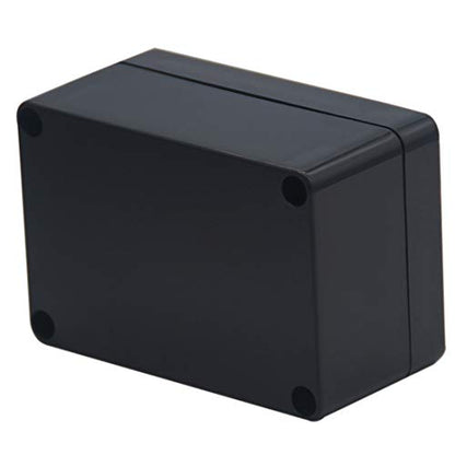 2pcs Project Box ABS Black Electrical Boxes IP65 Outdoor Waterproof Box Electronic Junction Box Power Enclosure with Cable Glands for DIY Project 3.94 x 2.68 x 1.97 inch (100x68x50mm) - size: 3.94"x2.68"x1.97"(2Pcs)Cable Gland