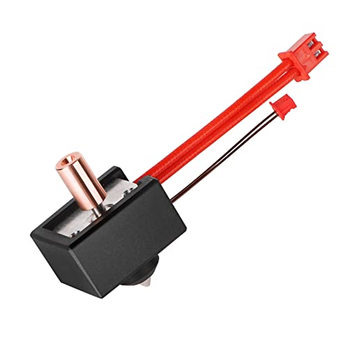 Creality Official Sprite Extruder Upgrade Heater Block Kit High Temperature Pro 300℃ Titanium Heatbreak Plated Copper Nozzle Compatible with Creality Ender 3 S1/Ender3 S1 Pro/CR10 Smart Pro - style: C-High Temperature PRO