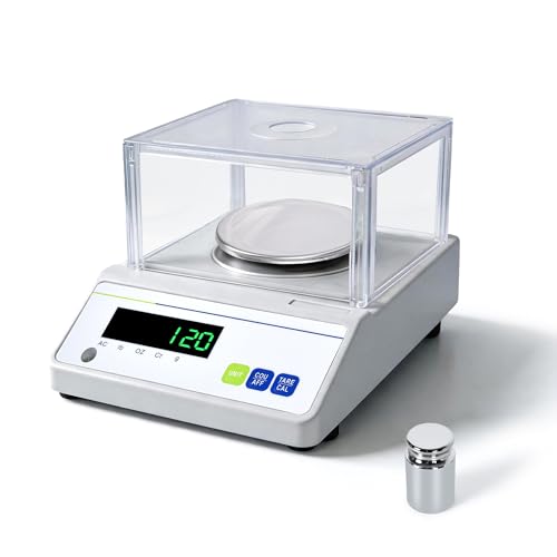 Analytical Balance 500g 0.001g High Precision Scale with Windshield - size: 0.001g,500g