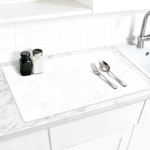 AECHY Silicone Mat for Kitchen Counter, 27.5" x 16.5" x 0.08", Translucent - color: Translucent, size: 27.5" x 16.5"