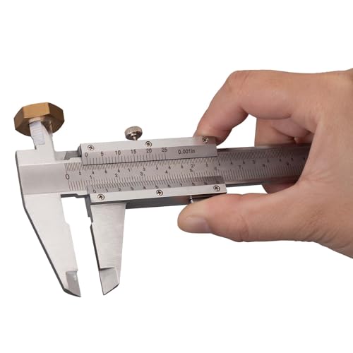 Spurtar Vernier Caliper Measuring Tool 6 inch/150mm, Non Digital Calipers