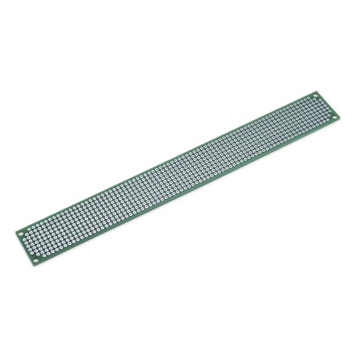 Double Sided LF HASL Perf Board, PCB Board, Electronic Circuit Board for DIY Prototype Circuit, FR4, Plated Through Hole Solder Prototype Board, ST-PERF-1-8 (1" x 8") - style: 1" x 8"