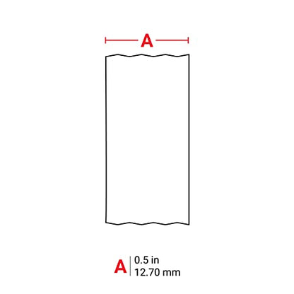 Brady Authentic (M21-500-488) Solvent-Resistant Lab Label for Lab, Barcode and Printed Circuit Board Labeling, Black on White- For M210, M210-LAB, M211, BMP21-PLUS and BMP21-LAB Printers, .5" W, 21' L - size: .5"
