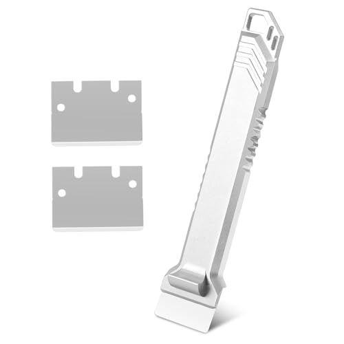 D Printer Scraper with 3 Blades,SK5 Steel 3D Printer Removal Spatula,Compatible with Bambu Lab Spatula Blades,All Metal 3D Prints Removal Tool