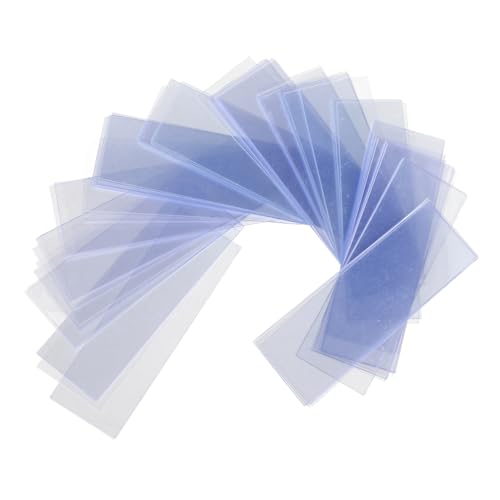 100pcs Microscope Slides Bulk Urine Test Sample Slides for Lab High Transparency Plastic - size: 7.50X2.50X0.10CM