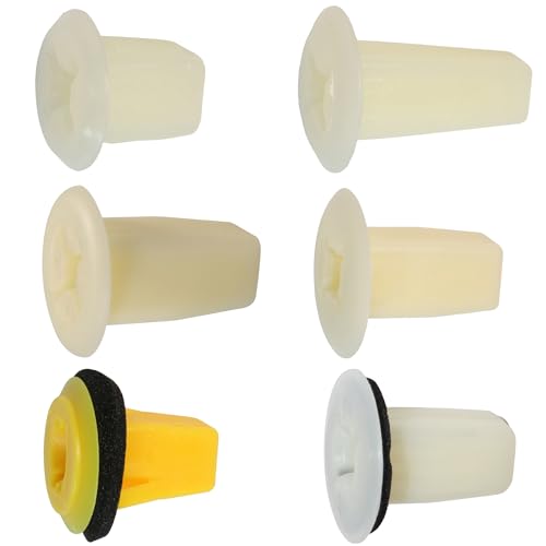 241pcs Grille Bumper Fender Headlight Bezel Nylon Nut #4, #6, #8, #10, #12 - size: 12 Size 236pcs